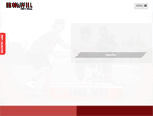 Tablet Screenshot of ironwillfootball.ca